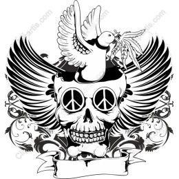 Peaceful Rebellion Skull