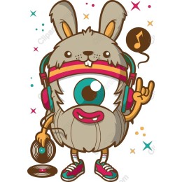 Eye-Popping DJ Bunny