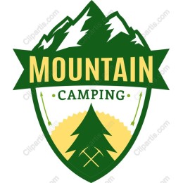 Mountain Camping Emblem