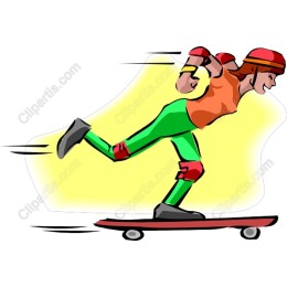 Dynamic Skateboarder