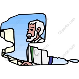 Elderly Professional at Computer