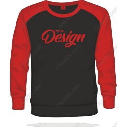 Stylish Black and Red Sweatshirt