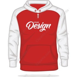 Customizable Red Hoodie