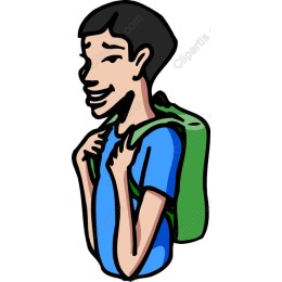 Cheerful Young Traveler