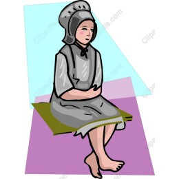 Vintage Serene Figure
