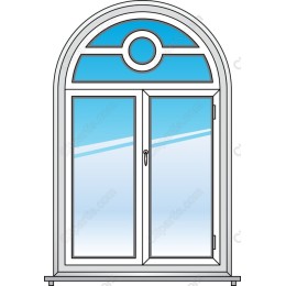 Arched Double Door