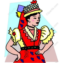 Vibrant Traditional Woman