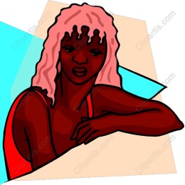 Confident Woman with Pink Hair