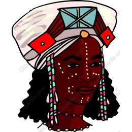 Elegant Woman in Traditional Attire