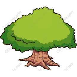 Vibrant Cartoon Tree