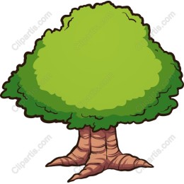 Lush Cartoon Tree