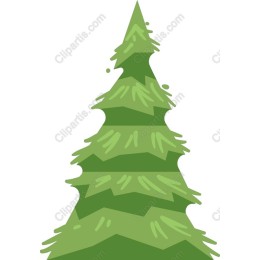 Whimsical Evergreen Tree