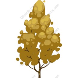 Golden Whimsical Tree