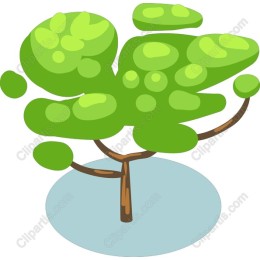 Stylized Green Tree