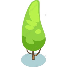 Vibrant Green Tree