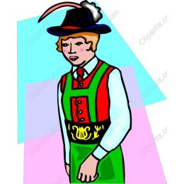 Traditional Character in Vibrant Attire