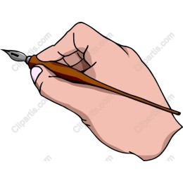 Hand Holding Fountain Pen