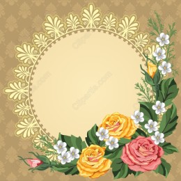 Exquisite Floral Frame