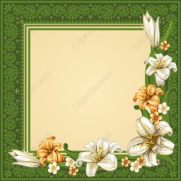 Elegant Floral Frame
