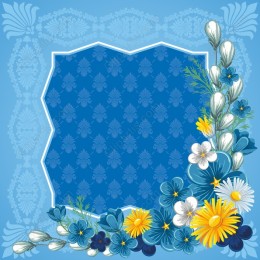 Floral Elegance Border