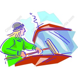 Winter Windshield Cleaning