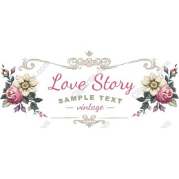 Love Story Vintage Floral