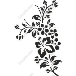 Elegant Black Floral