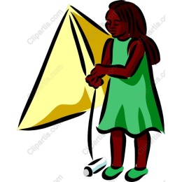 Childhood Adventure - Girl Pitching Tent