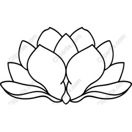 Minimalist Lotus Flower