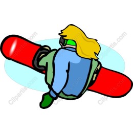 Exhilarating Snowboarder