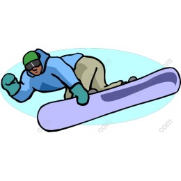 Dynamic Snowboarder