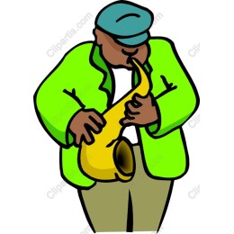 Vibrant Saxophonist
