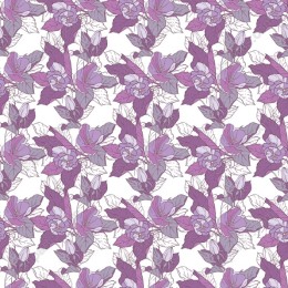 Purple Floral Pattern