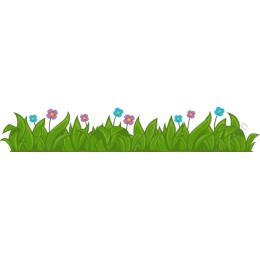 Charming Grass and Flower