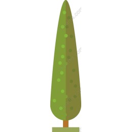 Stylized Green Tree