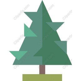 Stylized Evergreen Tree