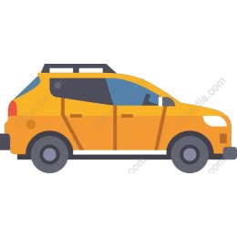 Yellow SUV