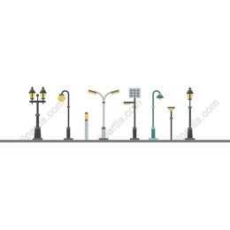 Urban Elegance: Street Lamp Collection