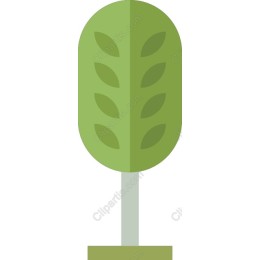 Stylized Green Tree