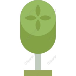 Stylized Green Tree