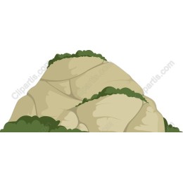 Rocky Hill with Greenery