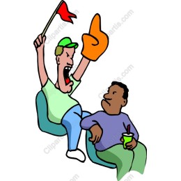 Vibrant Sports Fan