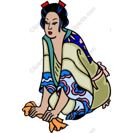 Elegant Traditional Japanese Woman