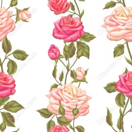 Elegant Rose Floral Pattern