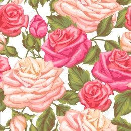 Elegant Rose Floral Pattern