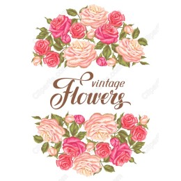 Vintage Flowers Set