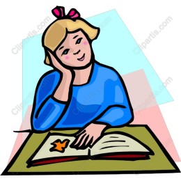 Thoughtful Girl Reading