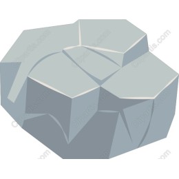 Stylized Rock ion