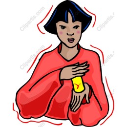 Fashionable Character in Red