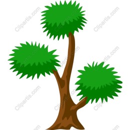 Stylized Green Tree